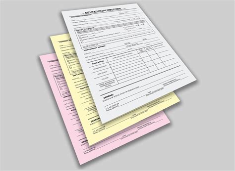 Multi-part carbonless contract and work order forms for construction job sites